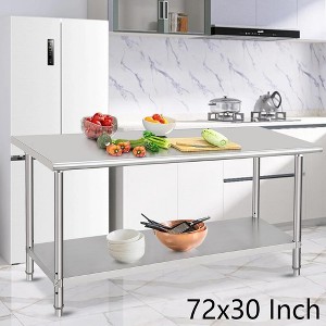 Food Prep Stainless Steel Table Commercial Workstation - 1 of 4