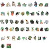 Wrapables Waterproof Vinyl Stickers for Water Bottles, Laptop, Phones, Skateboards, Decals for Teens, 100pcs, Cats & Plants - 2 of 4