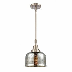 Bell - 1 Light Stem Hung Mini Pendant In Industrial Style-11.13 Inches Tall and 8 Inches Wide - 1 of 1