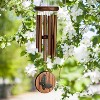 Woodstock Windchimes Habitats Teak Butterfly , Wind Chimes For Outside, Wind Chimes For Garden, Patio, and Outdoor Decor, 17"L - image 2 of 4