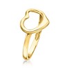 Ross-Simons 10kt Yellow Gold Heart Ring - 3 of 4