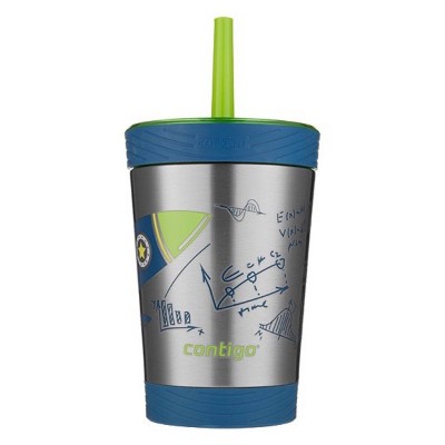 Image of Contigo Kids 12oz Stainless Steel Spill-Proof Thermalock Tumbler with Straw