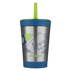 Spill Proof Insulated Stainless Steel Tumbler with Straw Contigo Kid's 12 oz 