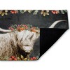 Stupell Industries Highland Christmas Cattle Printed Outdoor Door Mat, design by Kim Allen, 18"x30" - 2 of 4