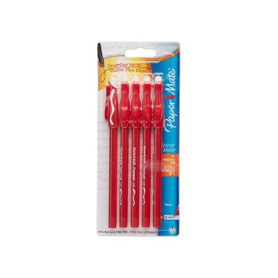 Paper Mate Erasermate Pen Medium Point Red 31735