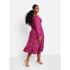 Rebdolls Women's Laina Floral Ruffle Midi A Line Skirt - 3 of 3