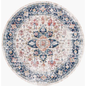 Mark & Day Bishop Hill Woven Indoor and Outdoor Area Rugs Dark Blue - 1 of 4