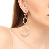 SOHI Women's Snowball Drop Earrings - 3 of 3