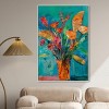Art Remedy Bold and Bright Flower Vase Paintings Framed - 2 of 4