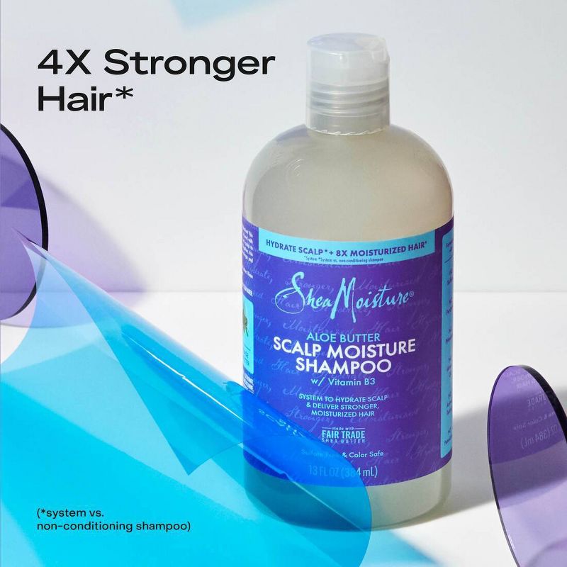 SheaMoisture Aloe Butter Scalp Moisturizing Shampoo - 13 fl oz, 6 of 18