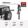 Yakima SpareRide Vehicle Rear Spare Tire Mounted Durable Steel Bike Rack with Integrated SKS Locks and Bottle Opener, Holds 2 Bicycles, Gray/Black - 2 of 4