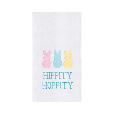 C&F Home Hippity Hoppity Embroidered Flour Sack Kitchen Towel