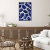 23" x 33" Modern Leaf Motif I by Baxter Mill Archive Framed Canvas Wall Art Print - Amanti Art: Abstract Botanical Lithograph - 4 of 4