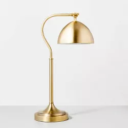 Metal Desk/Task Lamp Brass (Includes LED Light Bulb) - Hearth & Hand™ with Magnolia