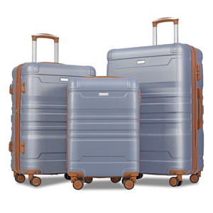 LOVMOR Luggage Sets New Expandable Hardshell 3pcs Clearance Luggage Hardside Lightweight Durable Suitcase sets Spinner Wheels Suitcase with TSA Lock - 1 of 4