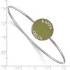 Black Bow Jewelry Sterling Silver Kappa Delta Greek Life Bangle Bracelet 7 Inch - 2 of 3