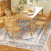 HOMCOM Area Rug, Vintage Machine Washable Rug, Non-Slip Floor Carpet for Living Room, Bedroom, Dining Room, Home Office - 4 of 4