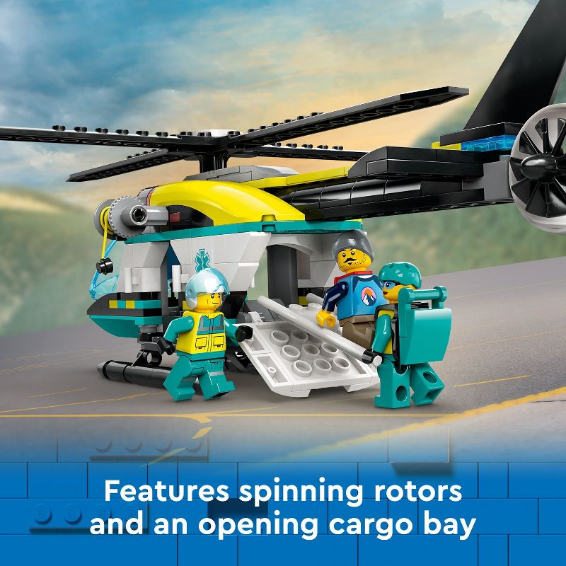 LEGO City Emergency Rescue Helicopter Building Kit 60405, 4 of 8