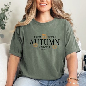 Simply Sage Market S.W.Smiley Farm Fresh Autumn Harvest  Garment Dyed Tee - 1 of 4