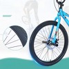 DSVIMOY Bicycles, Kids Bike with Double Disc Brakes, Children's Bicycle for Boys Girls Age 12+ Years, Blue, 68.8"*26.77"*47.6" - 4 of 4