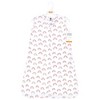 Hudson Baby Infant Girl Cotton Sleeveless Wearable Sleeping Bag, Sack, Blanket, Modern Rainbow - 2 of 2