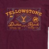Men's - Yellowstone - Dutton Ranch Badge Short Sleeve Graphic T-Shirt - 2 of 4