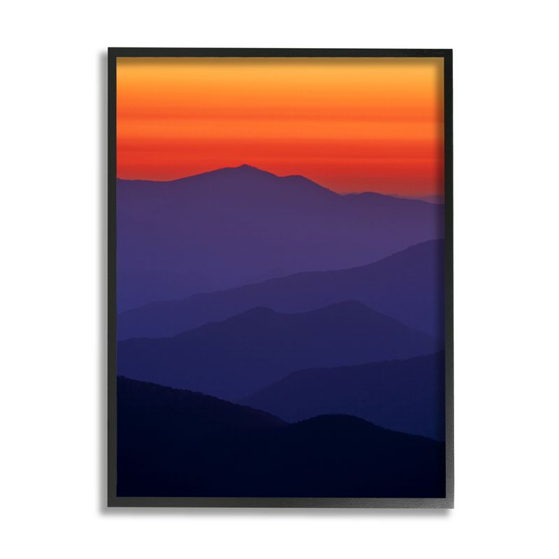 Stupell Industries Bold Mountain Sunrise Sky Framed Giclee Art, 1 of 6