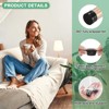 Unique Bargains Silicone Cups Round Felt Furniture Pads for Hardwood Floors 24 Pcs - 2 of 4