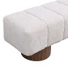 CAVINAS 50"/64"L Plush Upholstered Dining Bench for Dining Room,Versatile End-of-Bed Bench Entryway Ottoman Bench with Sturdy Legs,300lbs Max - 4 of 4
