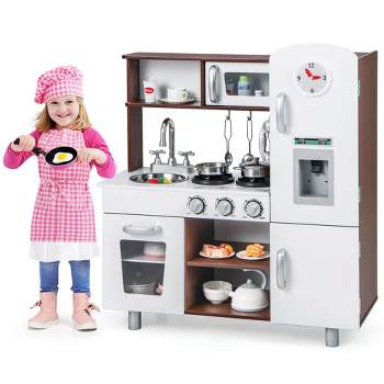 Kids' Pretend Play Kitchen Cooking Utensils Toy Set With Thick Material,  51pcs (color Sent Randomly)