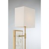 Savoy House Eastover 1 - Light Wall Light in  Warm Brass - 3 of 4