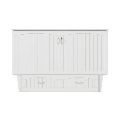 Nantucket Queen Murphy Bed Chest with Storage Drawer