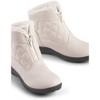 Collections Etc Quilted Zip-Front Fleece Lined Boots - 3 of 3