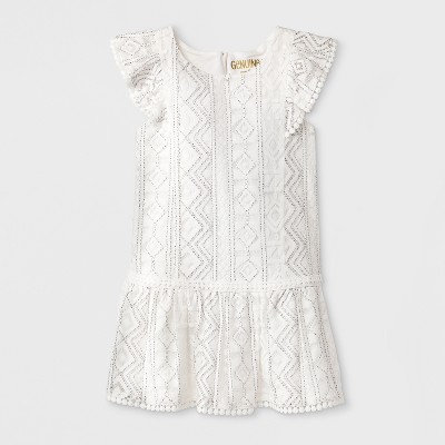 target white lace dress