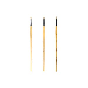 Mimik Hog Professional Synthetic Hog Bristle Paint Brush- Versatile Alternative to Natural Hog Hair Paint Brushes for Oil Painting, Acrylics, Inks, - 1 of 4