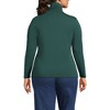 Lands' End Women's Lightweight Jersey Skimming Long Sleeve Turtleneck - 2 of 3