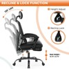 DOMETOUR Gaming Ergonomic Foot Rest Reclining, High Back Mesh Home Office Computer Desk Chair - 3 of 4
