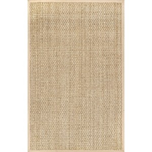 Nuloom Hesse Checker Weave Seagrass Indoor Area Rug - 1 of 4