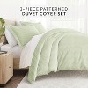 Chevron & Polka Dots Pattern Premium  3PC Duvet Cover & Shams Set, Ultra Soft, Easy Care - Becky Cameron - 2 of 4