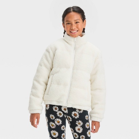 Cropped puffer store jacket target