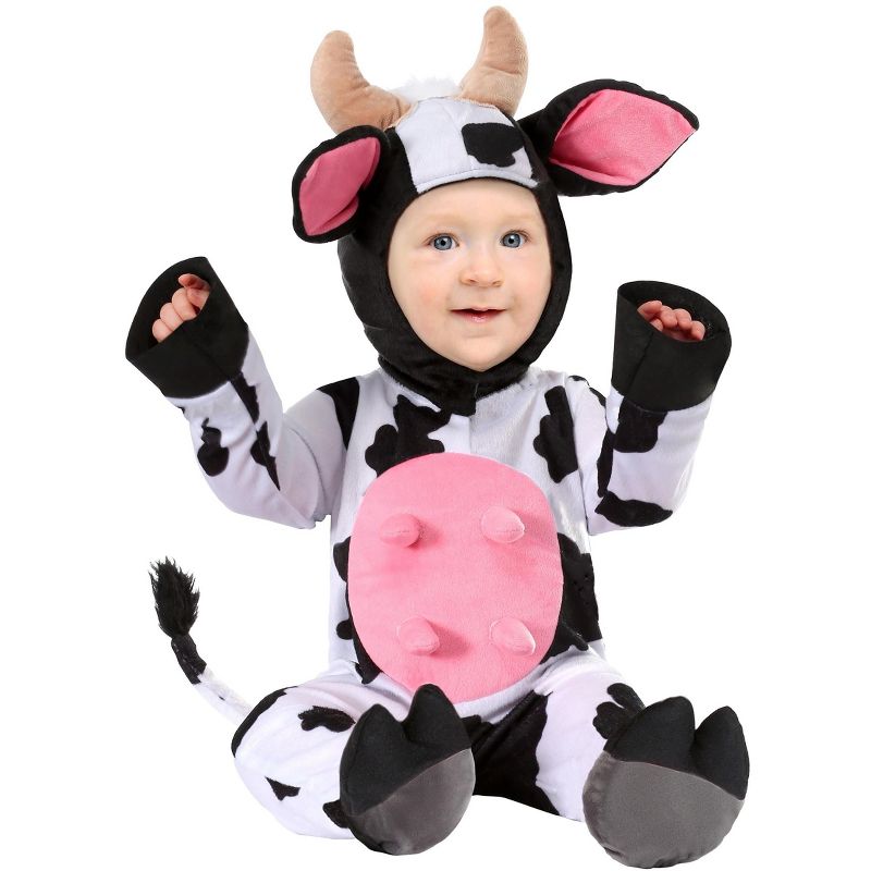 HalloweenCostumes.com Infant Happy Cow Costume, 1 of 2
