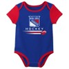 NHL New York Rangers Boys' 3pk Bodysuit - 4 of 4