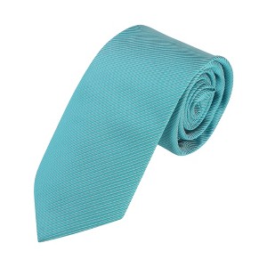 Allegra K Men's Self-tied Textured Wide Necktie - 1 of 4