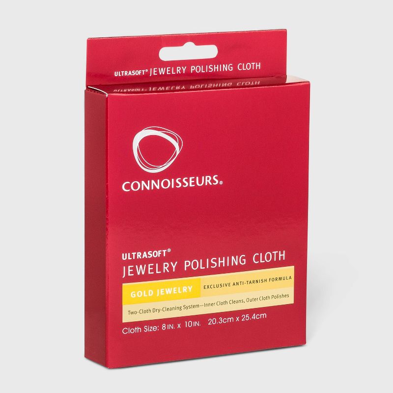 Connoisseurs All-Purpose Jewelry Gold Polishing Cloth, 2 of 4