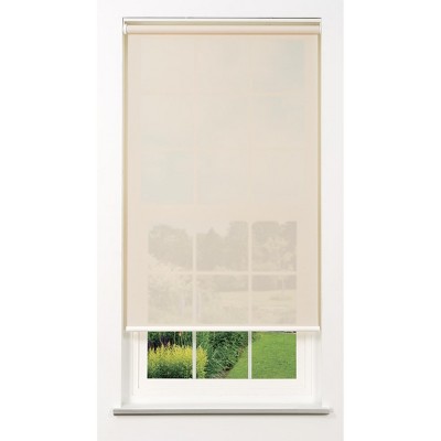 1pc Room Darkening Tear-to-fit Vinyl Roller Window Shade White