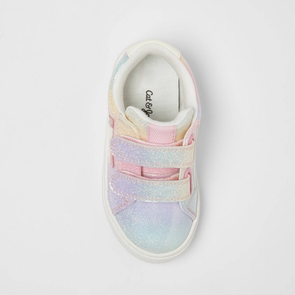 Tenis Sora con brillantina y cierre de velcro con estampado de estrellas para niños pequeños - Cat & Jack™ 3