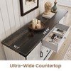 Farmhouse 4 Drawer Dresser for Bedroom, 59" Wood Dressers with Sliding Barn Doors - 4 of 4