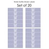 Big Dot of Happiness Purple Elegantly Simple - Guest Party Favors Water Bottle Sticker Labels - Set of 20 - 3 of 4