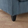 Kumasinova Retro Tufted Corduroy Single Sofa Chair – Ergonomic Back Support, Plush Cushions, Easy Assembly, Accent Armchair for Living Room - 3 of 4