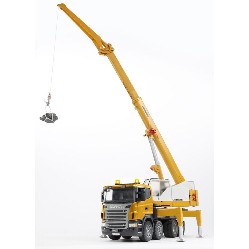 Bruder Scania R-Series Liebherr Crane with Lights and Sounds, 4 of 6